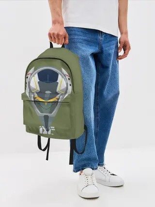 Рюкзак джинсовый / Евангелион