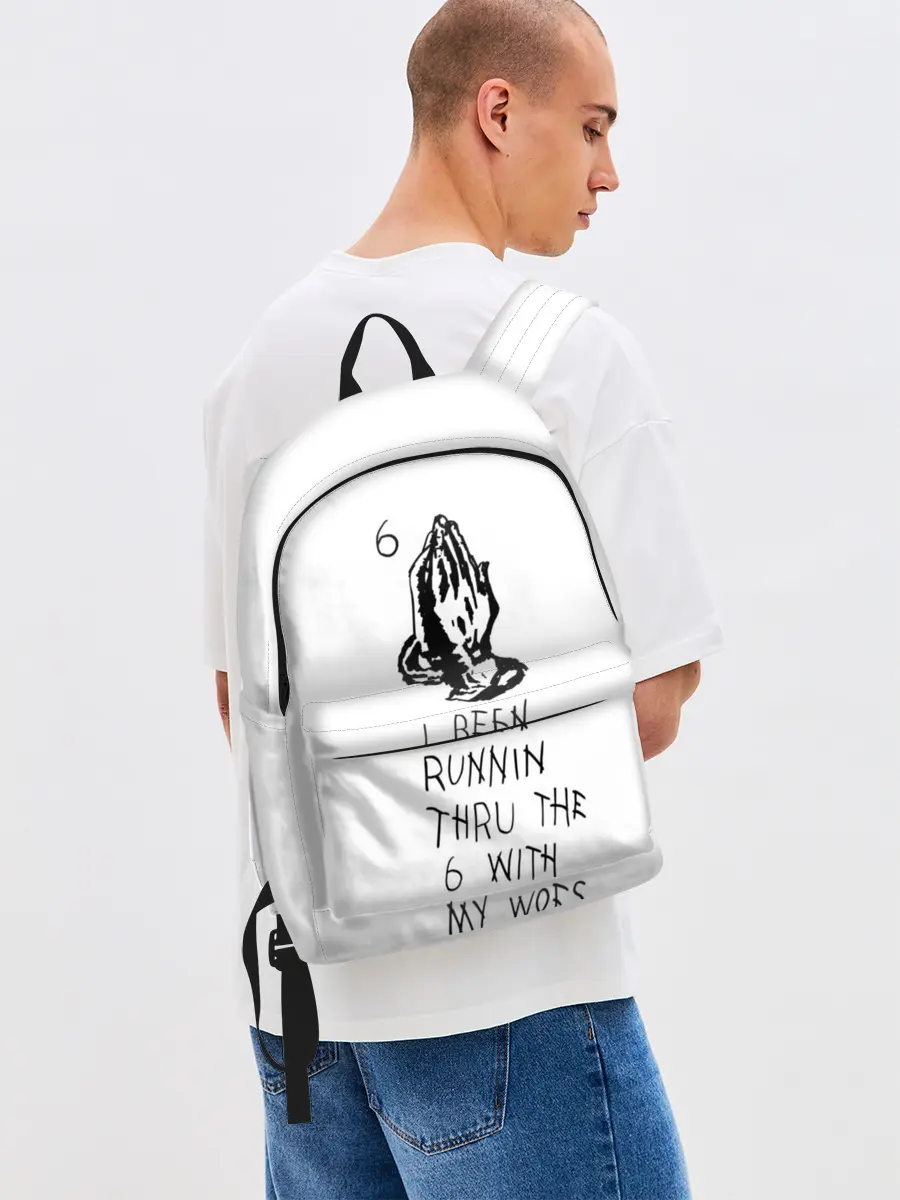 Рюкзак джинсовый / Drake - Know yourself