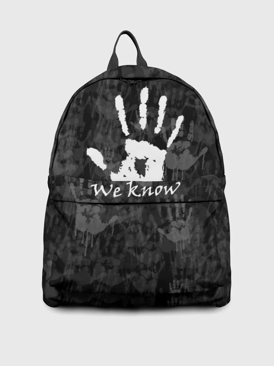 Рюкзак джинсовый / WE KNOW / МЫ ЗНАЕМ / TES