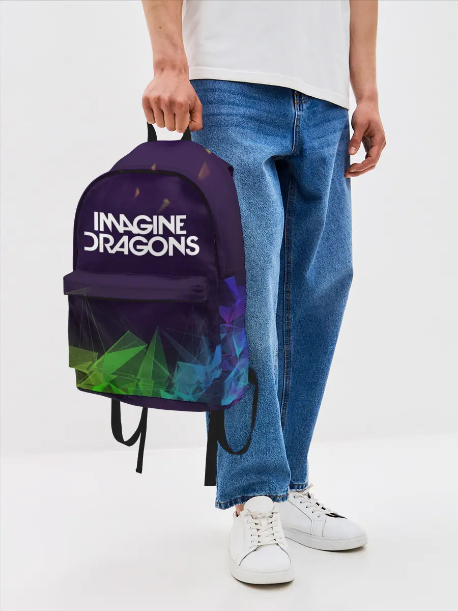 Рюкзак джинсовый / IMAGINE DRAGONS