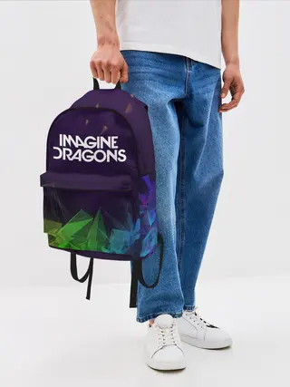Рюкзак джинсовый / IMAGINE DRAGONS