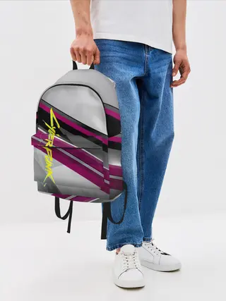 Рюкзак джинсовый / Cyber Punk 2077