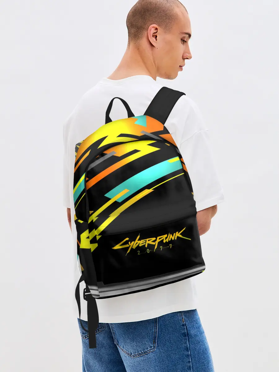 Рюкзак джинсовый / CyberPunk 2077