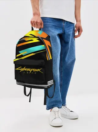 Рюкзак джинсовый / CyberPunk 2077