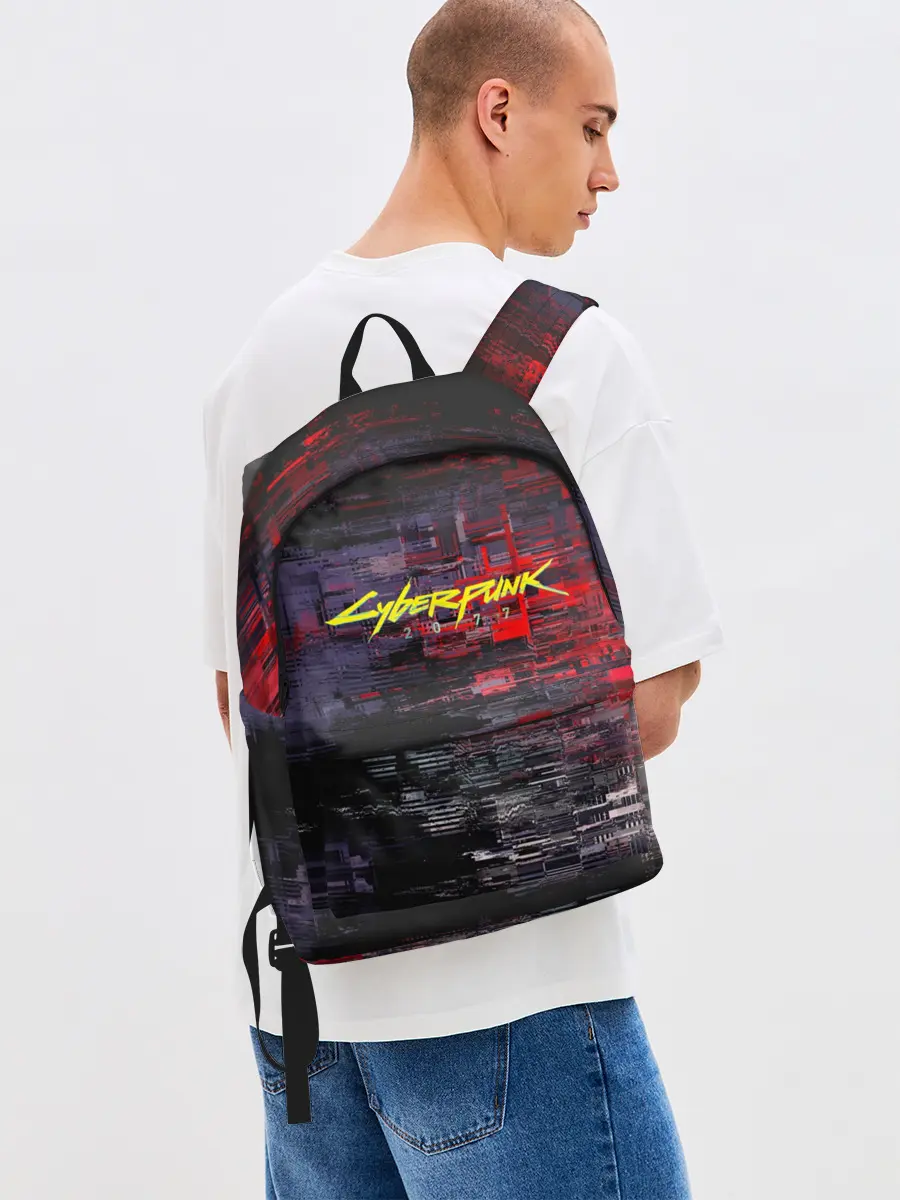 Рюкзак джинсовый / CyberPunk 2077