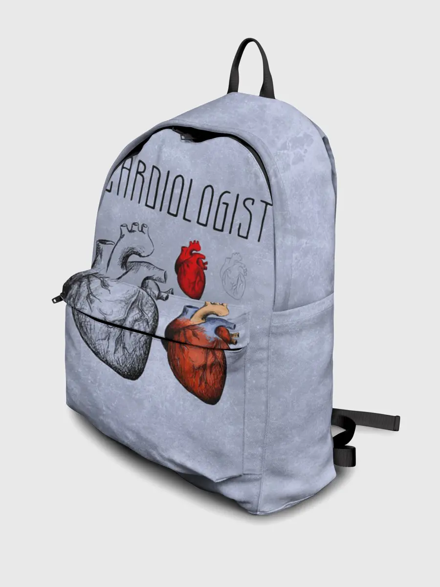 Рюкзак джинсовый / кардиолог
