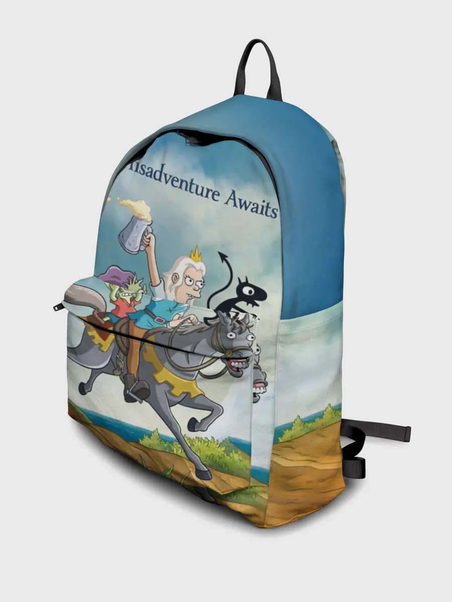 Рюкзак джинсовый / Misadventure Awaits