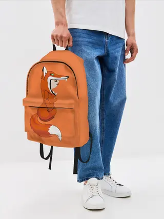 Рюкзак джинсовый / Барышня Лиса