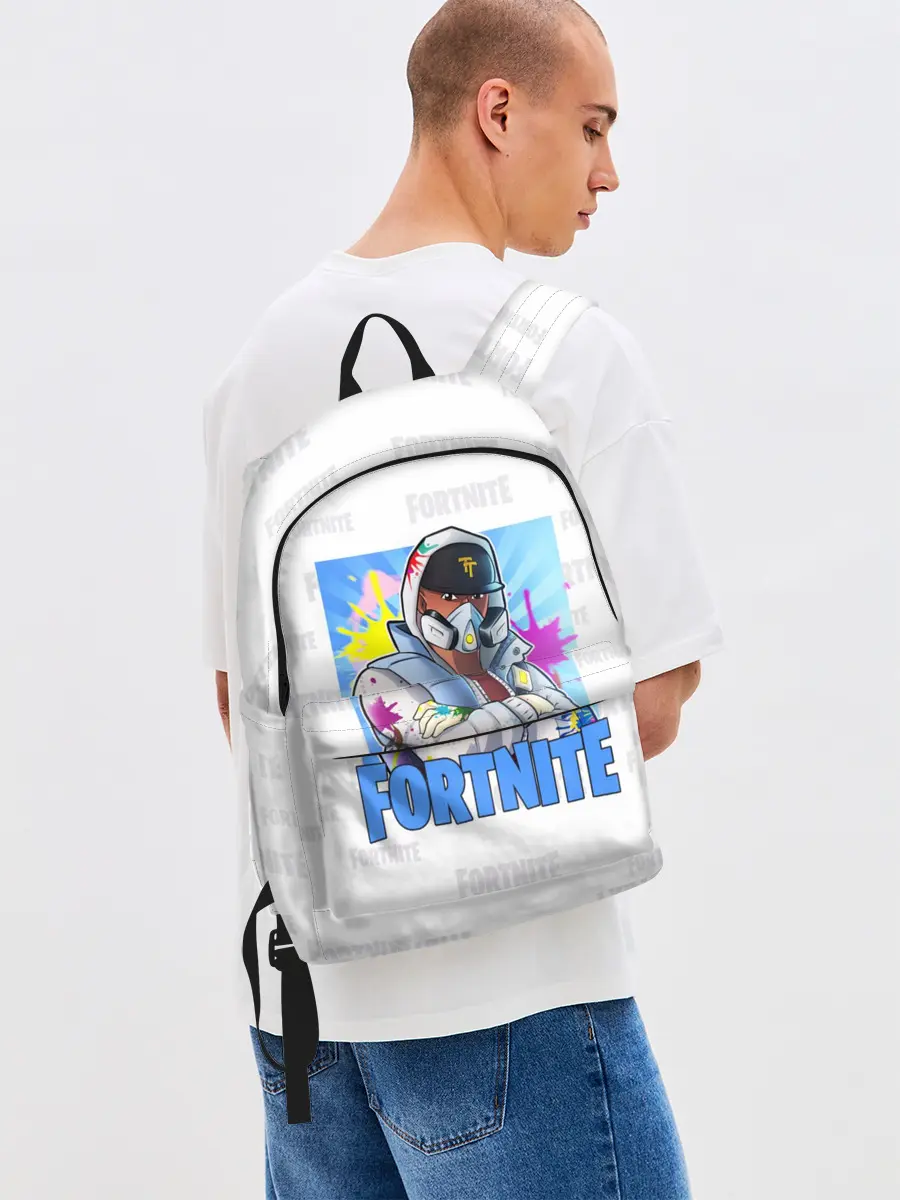 Рюкзак джинсовый / Fortnite Fan Art