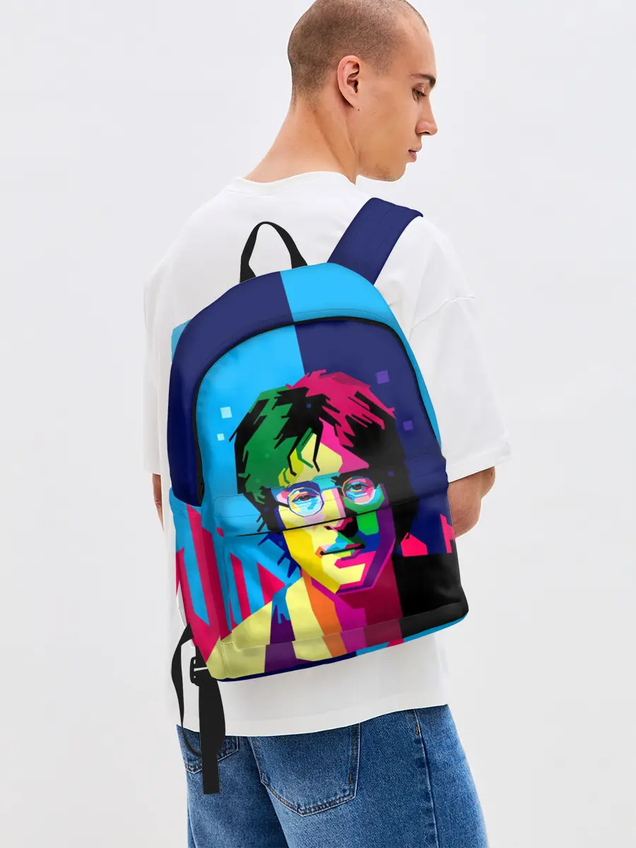 Рюкзак джинсовый / Джон Леннон