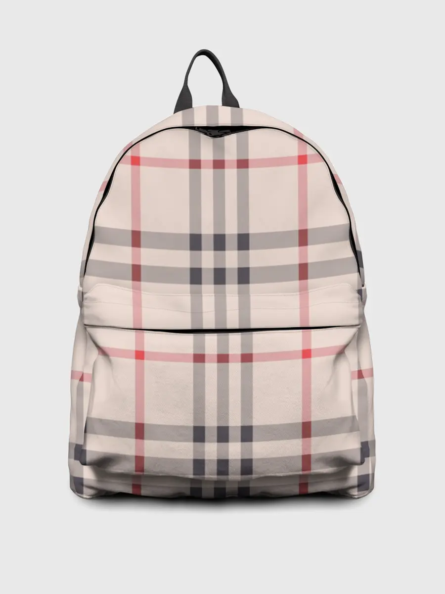 Рюкзак джинсовый / Светлая клетка