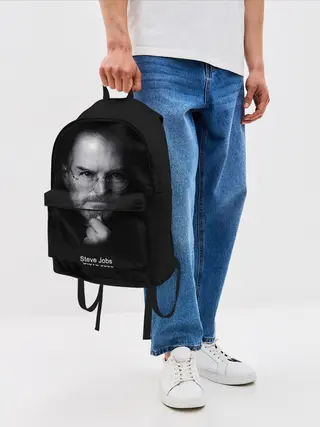 Рюкзак джинсовый / Steve Jobs