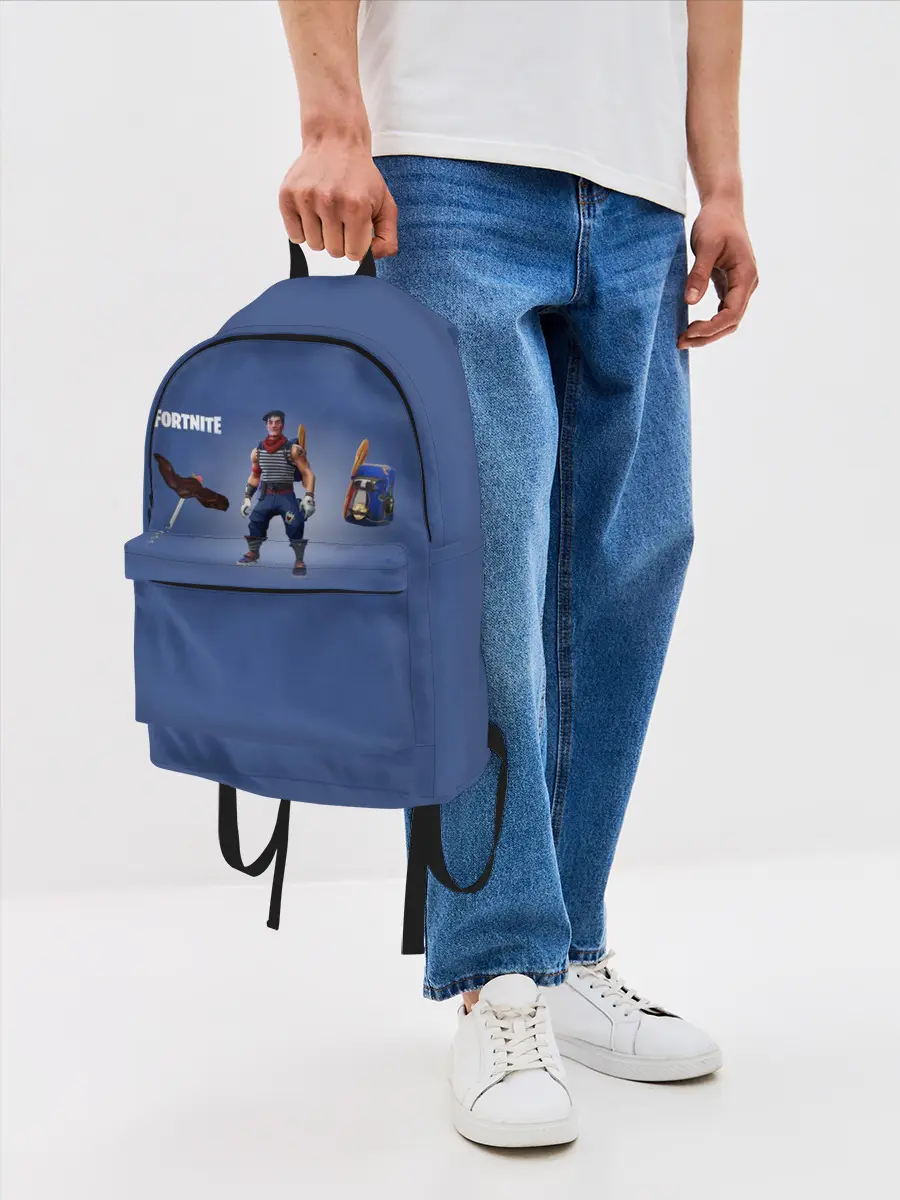 Рюкзак джинсовый / Fortnite Fan Art