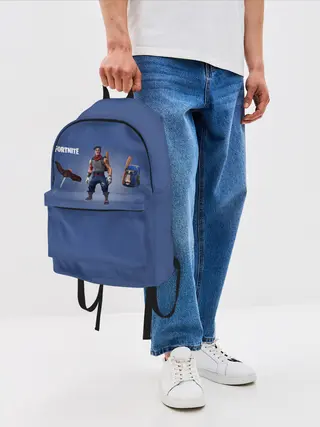 Рюкзак джинсовый / Fortnite Fan Art