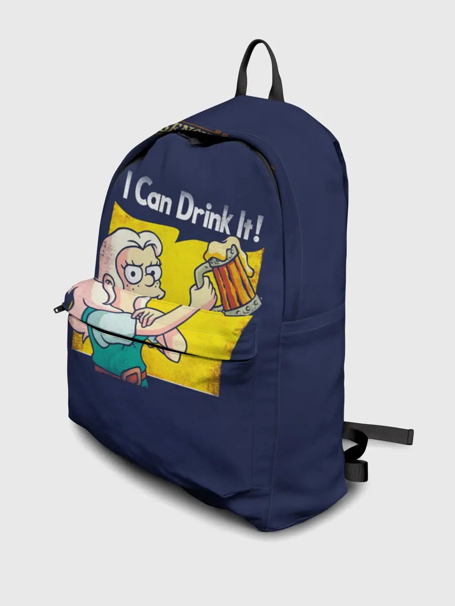 Рюкзак джинсовый / Disenchantment.I Can Drink It!