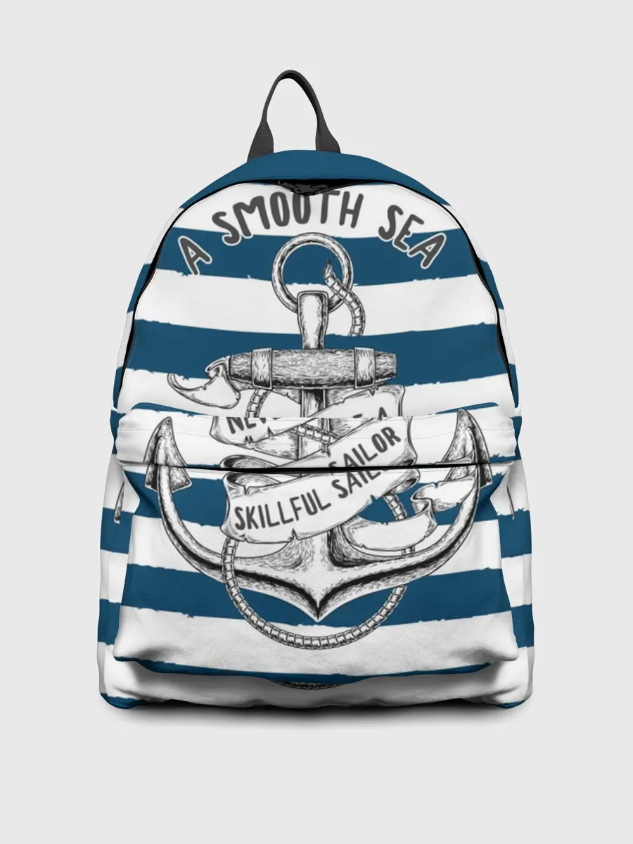 Рюкзак джинсовый / в спокойном море плохие моряки