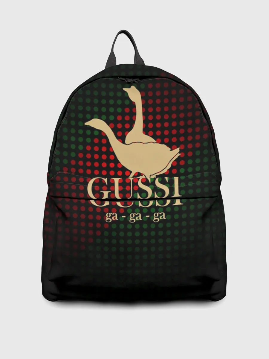 Рюкзак джинсовый / Гуси