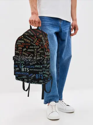 Рюкзак джинсовый / BTS