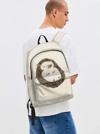 Рюкзак джинсовый / Пузико Ежика