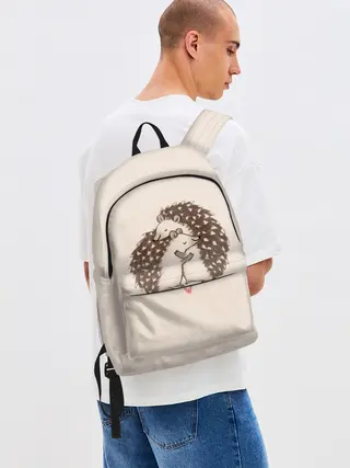 Рюкзак джинсовый / Любовь Ежиков