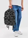 Рюкзак джинсовый / LINKIN PARK PATTERN