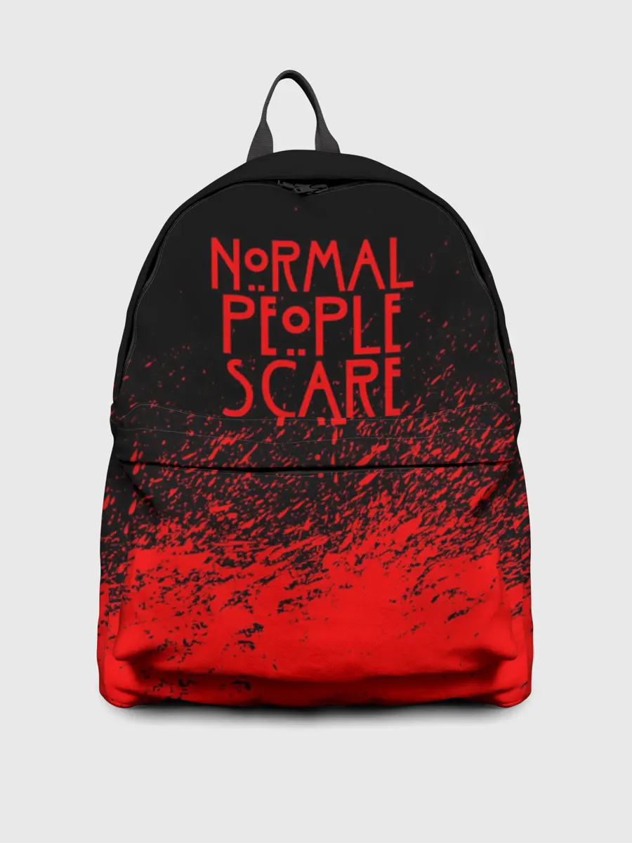 Рюкзак джинсовый / NORMAL PEOPLE SCARE ME
