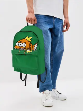 Рюкзак джинсовый / Радиоактивная Рыбка