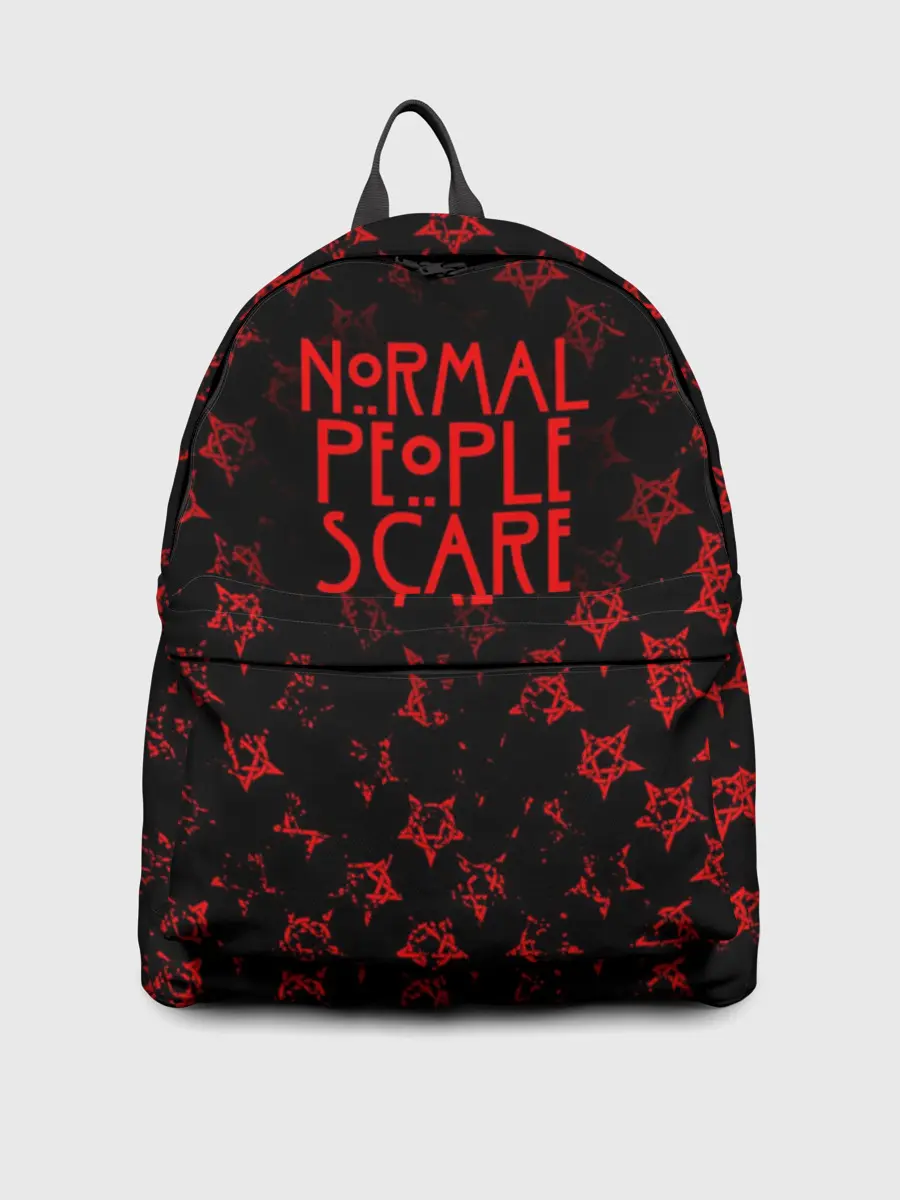 Рюкзак джинсовый / NORMAL PEOPLE SCARE ME