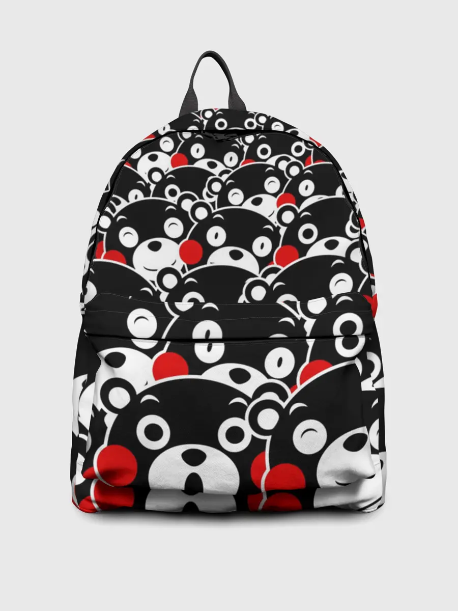 Рюкзак джинсовый / Узор кумамонов