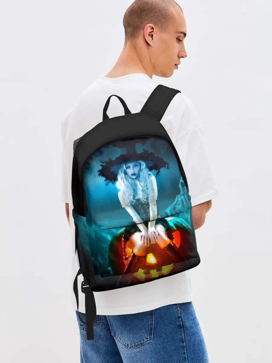 Рюкзак джинсовый / Ведьма