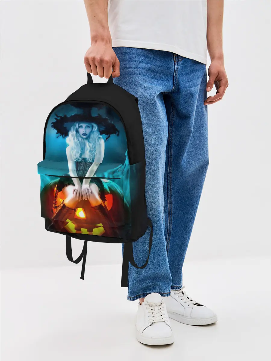 Рюкзак джинсовый / Ведьма