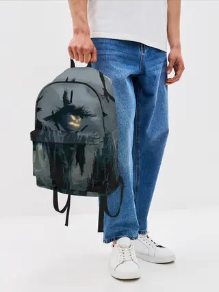 Рюкзак джинсовый / Halloween