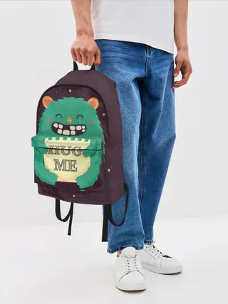 Рюкзак джинсовый / Монстр обнимашки