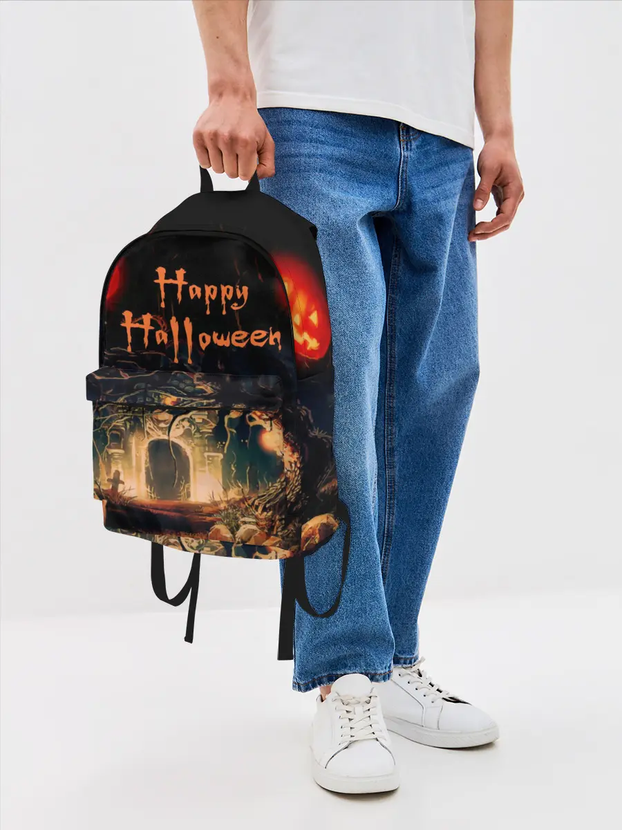 Рюкзак джинсовый / Halloween