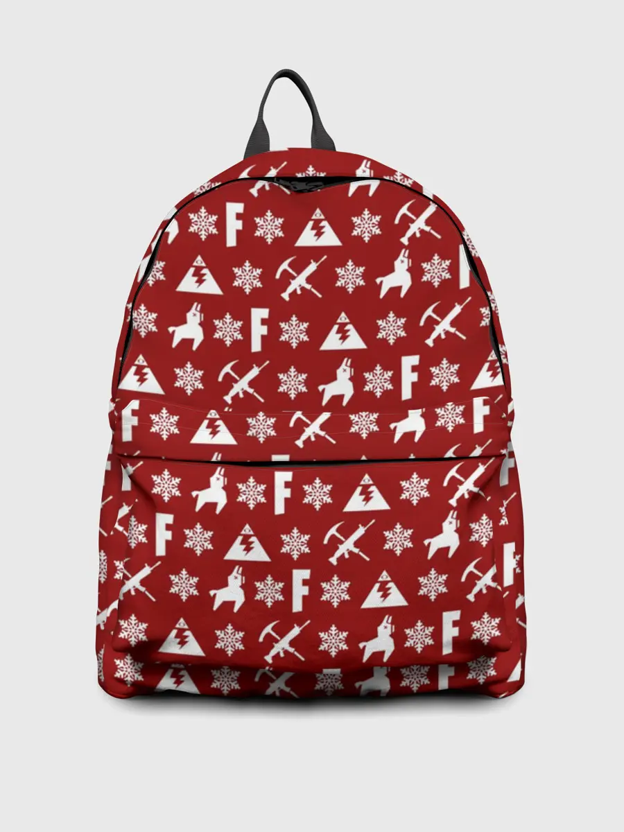 Рюкзак джинсовый / FORTNITE НОВОГОДНИЙ