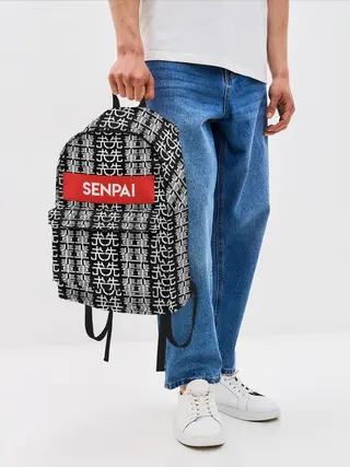 Рюкзак джинсовый / SENPAI НА ЯПОНСКОМ