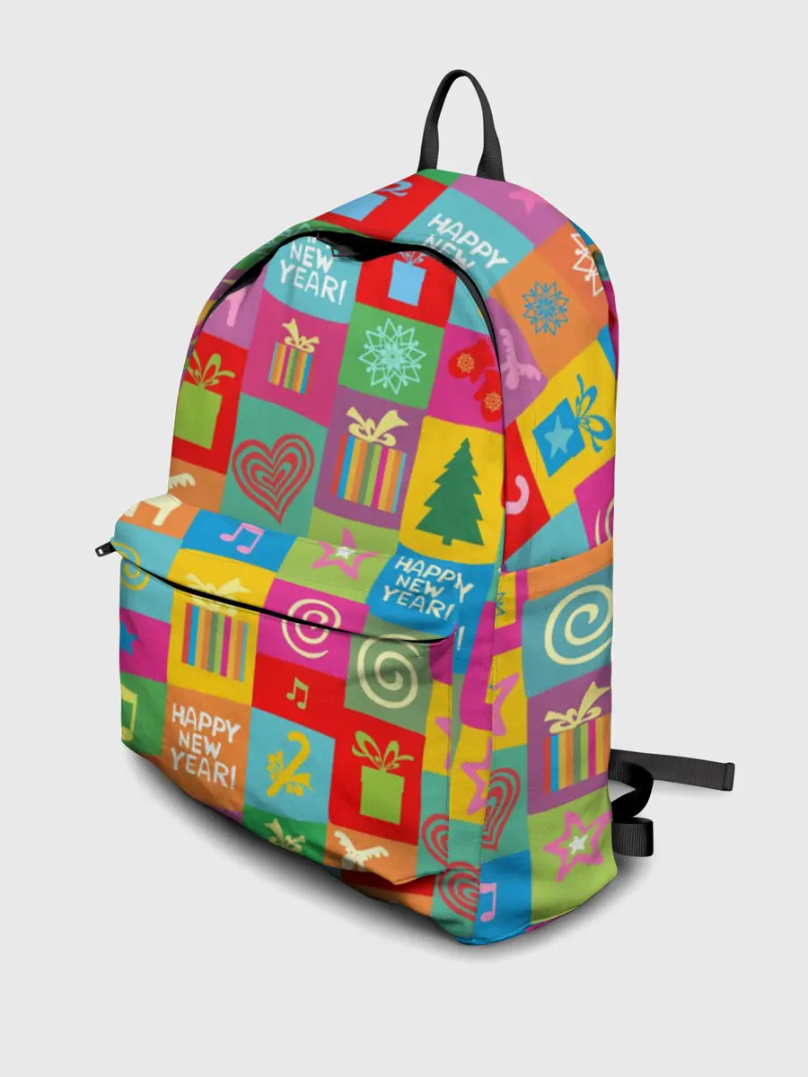 Рюкзак джинсовый / Новогодний коллаж