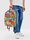 Рюкзак джинсовый / Новогодний коллаж