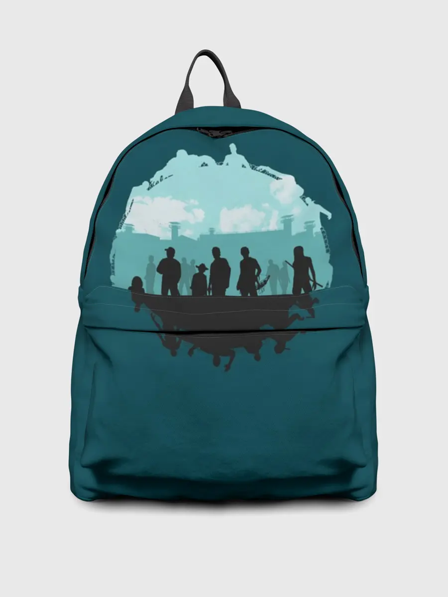 Рюкзак джинсовый / Ходячие Мертвецы