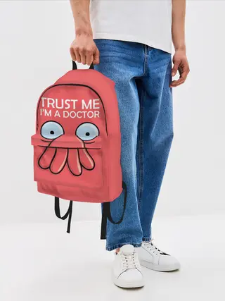 Рюкзак джинсовый / Trust Me Im a Doctor
