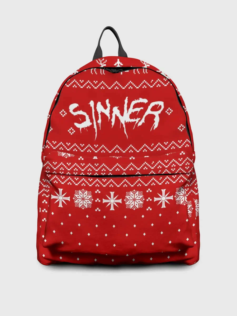 Рюкзак джинсовый / FAR CRY 5 ГРЕШНИК НОВОГОДНИЙ