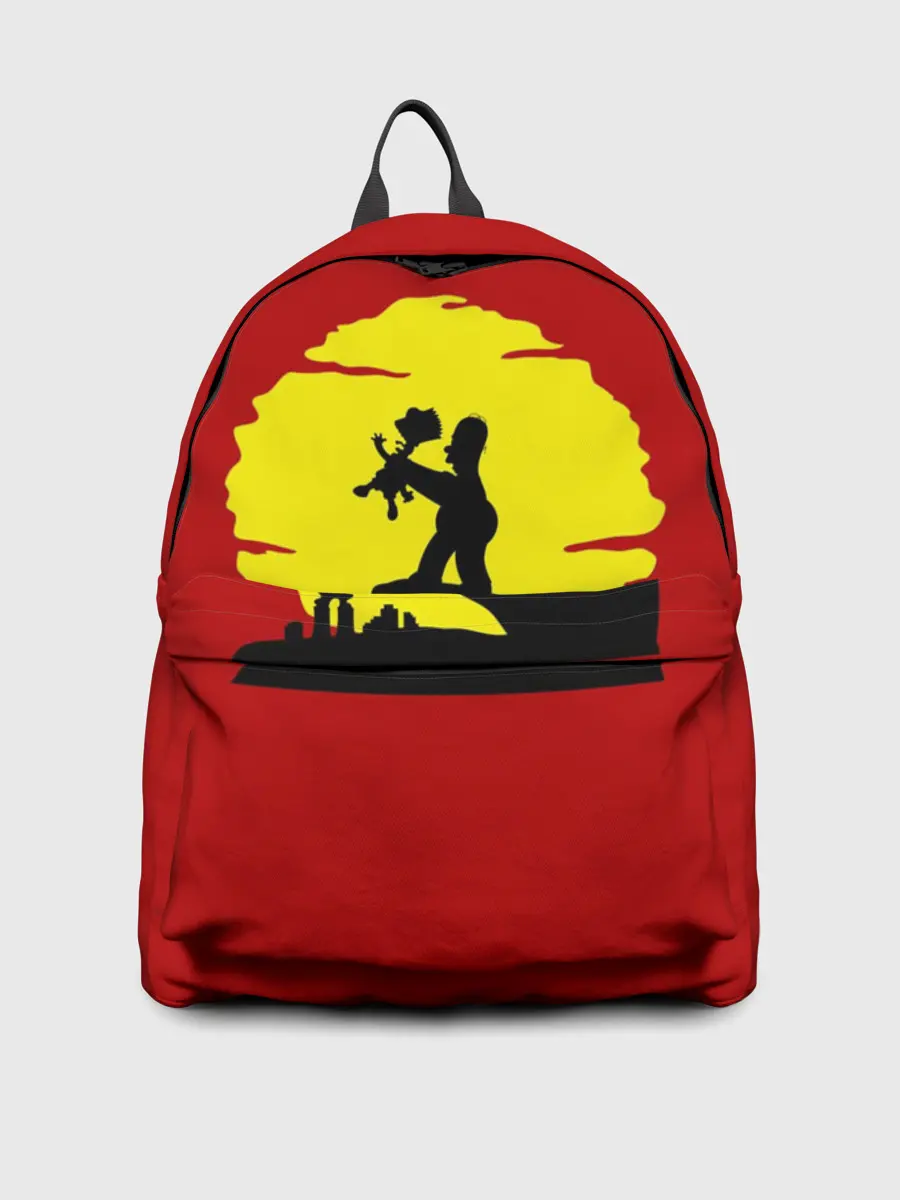 Рюкзак джинсовый / Гомер и Барт