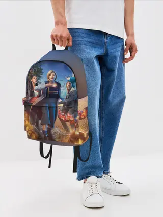 Рюкзак джинсовый / Doctor who