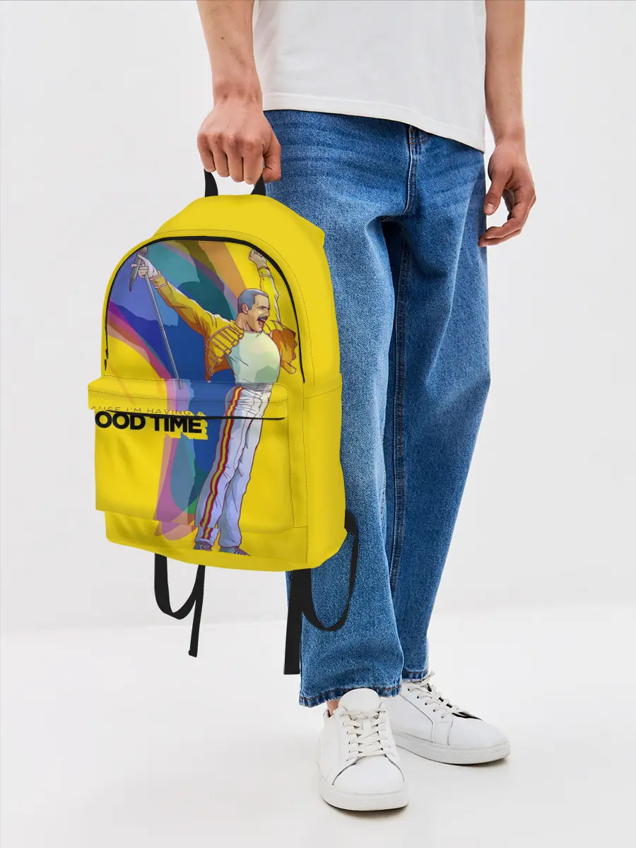 Рюкзак джинсовый / Фредди Меркьюри