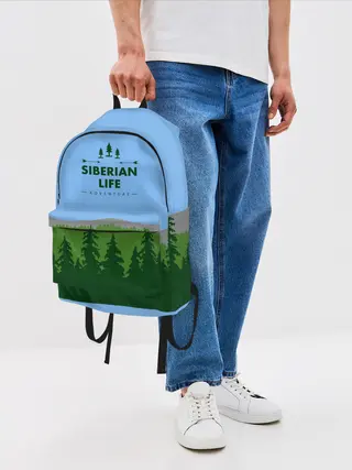 Рюкзак джинсовый / Сибирь