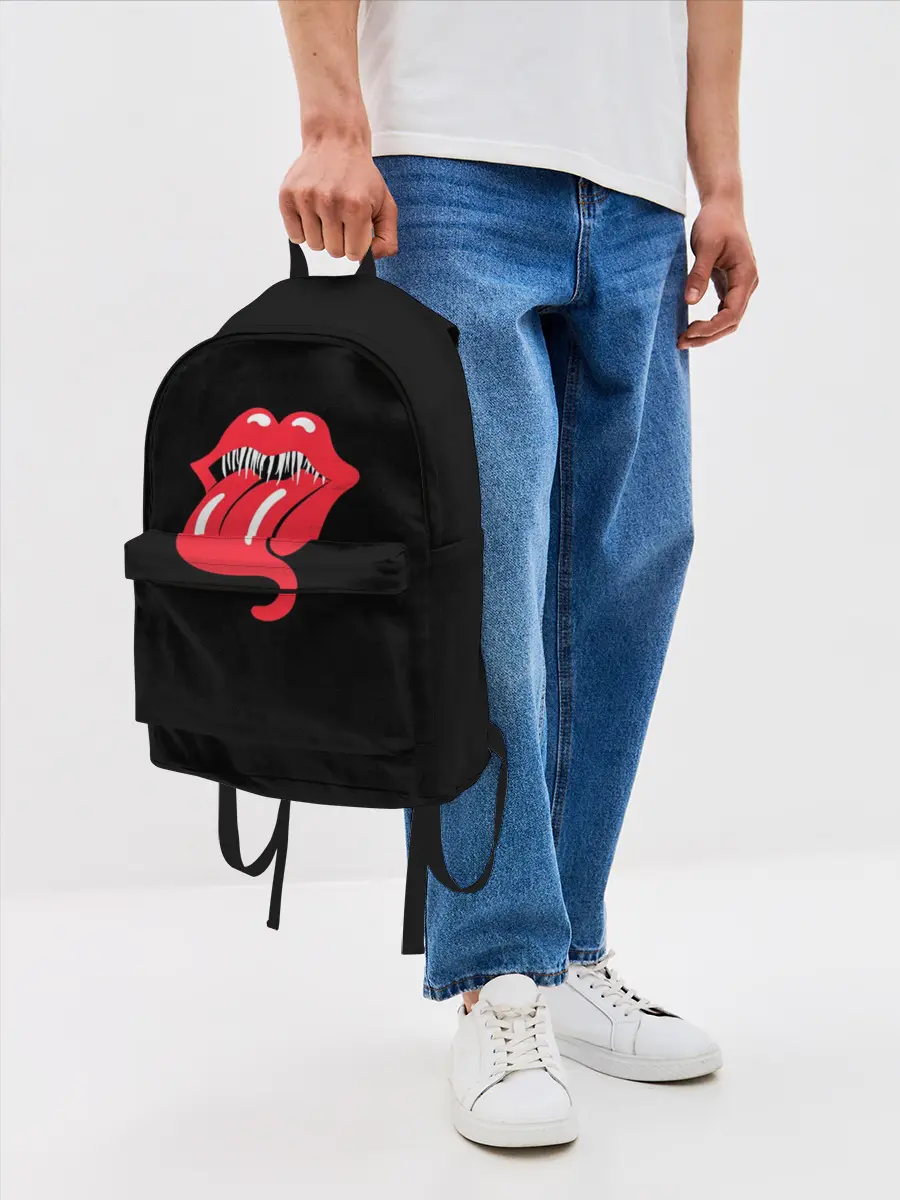 Рюкзак джинсовый / Monsters Kiss