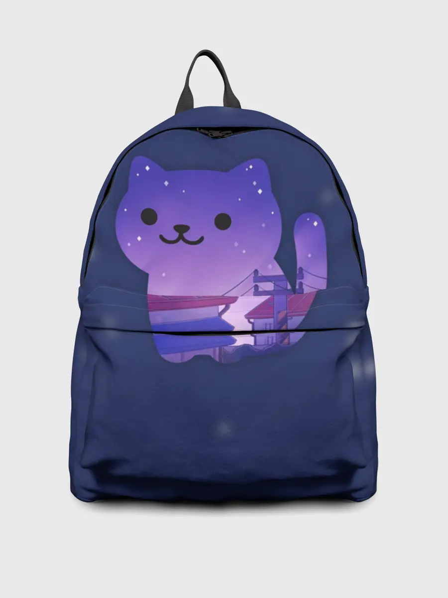 Рюкзак джинсовый / Ночной Котик