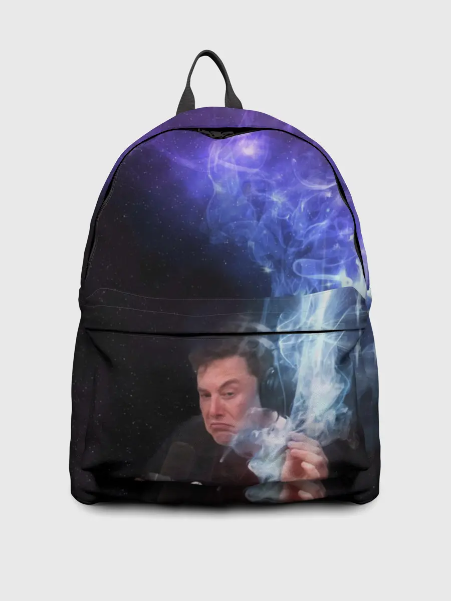 Рюкзак джинсовый / Elon Musk space Илон Маск