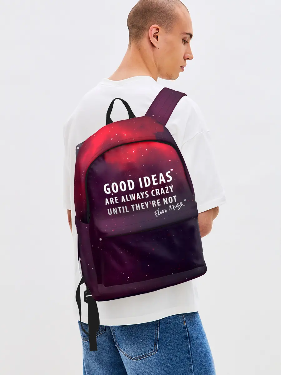 Рюкзак джинсовый / Elon Reeve Musk