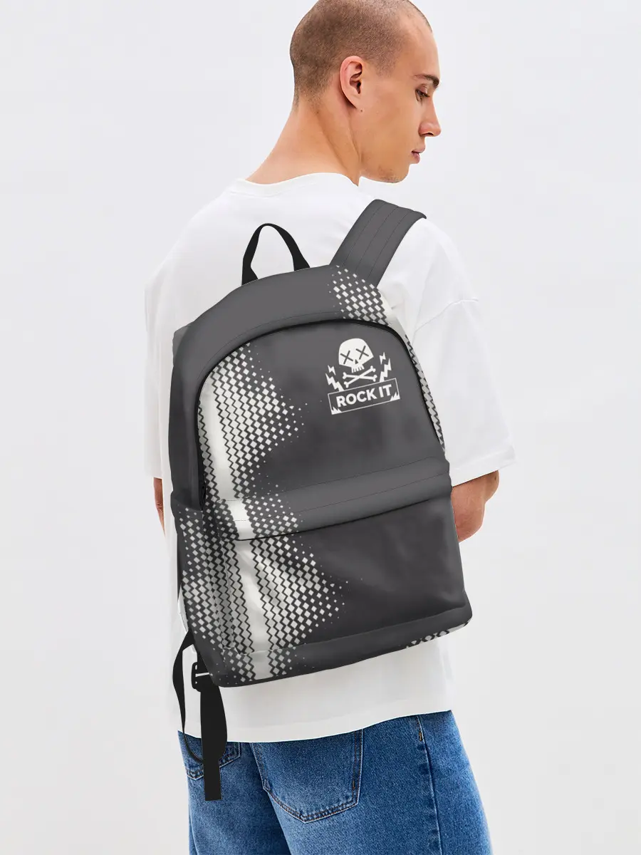 Рюкзак джинсовый / I Love Rock